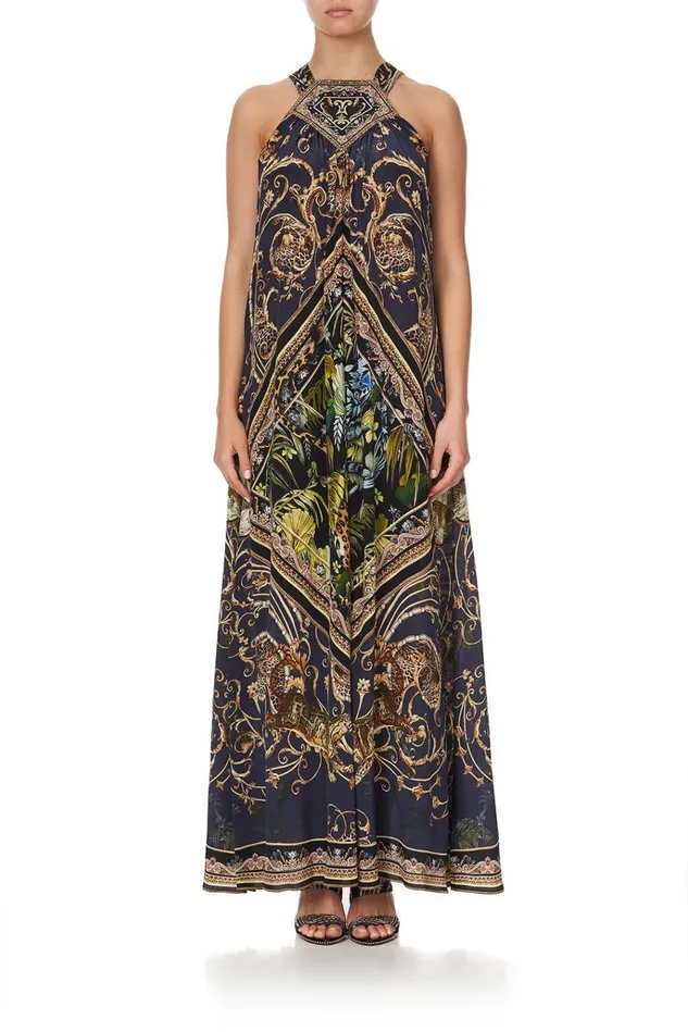 Camilla Wedding Guest Dresses Women Long Dress With Halter Neckline Seven Day Weekend