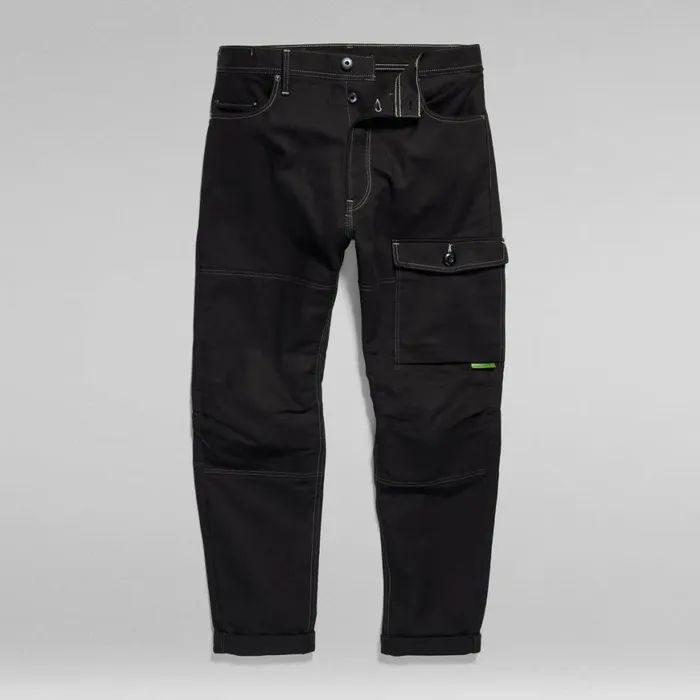 Cargos and Chinos Men GStar RAW Bearing 3D Cargo Pants Dark Black