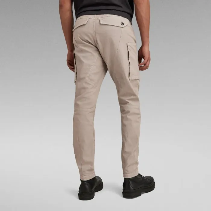Cargos and Chinos Men GStar RAW Zip Pocket 3D Skinny Cargo Pants Elephant Skin