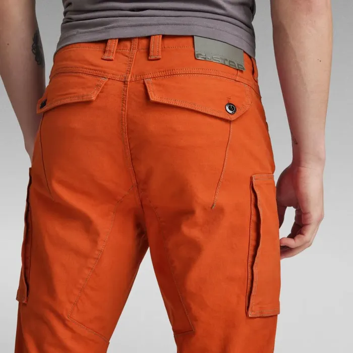 Cargos and Chinos Men GStar RAW Zip Pocket 3D Skinny Cargo Pants Rooibos Tea