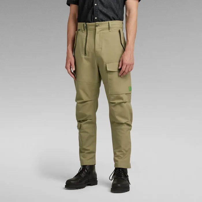 Cargos and Chinos Men GStar RAW Zippy Cargo Relaxed Tapered Pants Fresh Army Green Cargos and Chinos Men GStar RAW Zippy Cargo Relaxed Tapered Pants Fresh Army Green