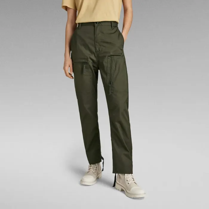 Cargos and Chinos Women GStar RAW 3D Cargo Boyfriend Pants Asfalt