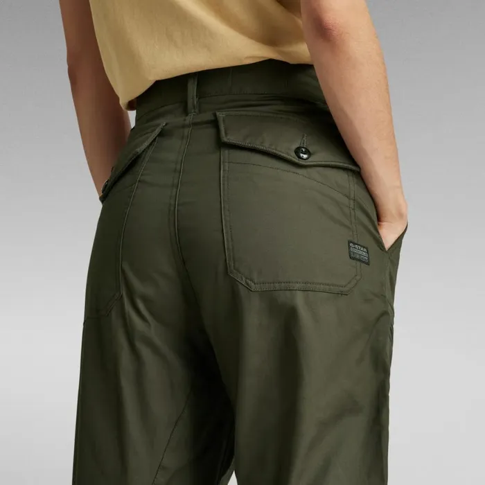 Cargos and Chinos Women GStar RAW 3D Cargo Boyfriend Pants Asfalt