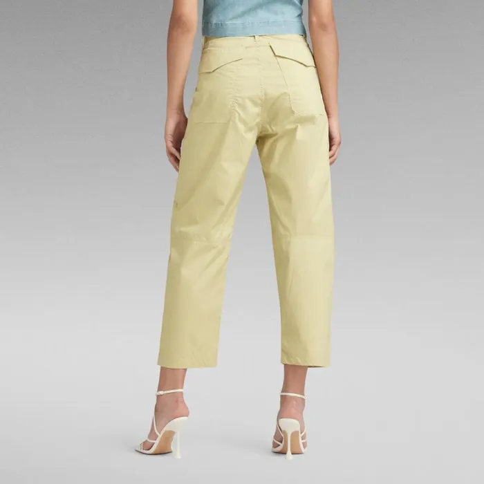 Cargos and Chinos Women GStar RAW 3D Fatigue Boyfriend New Pants Leek Green