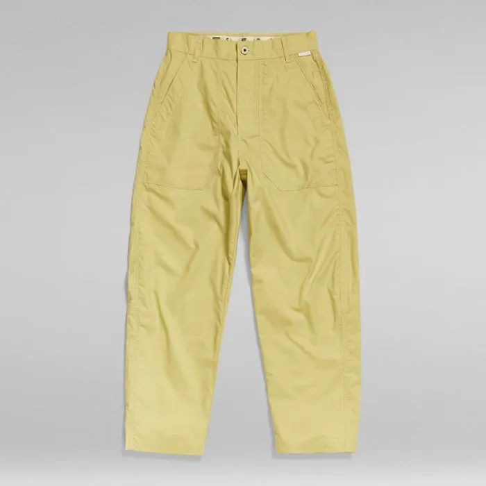 Cargos and Chinos Women GStar RAW 3D Fatigue Boyfriend New Pants Leek Green