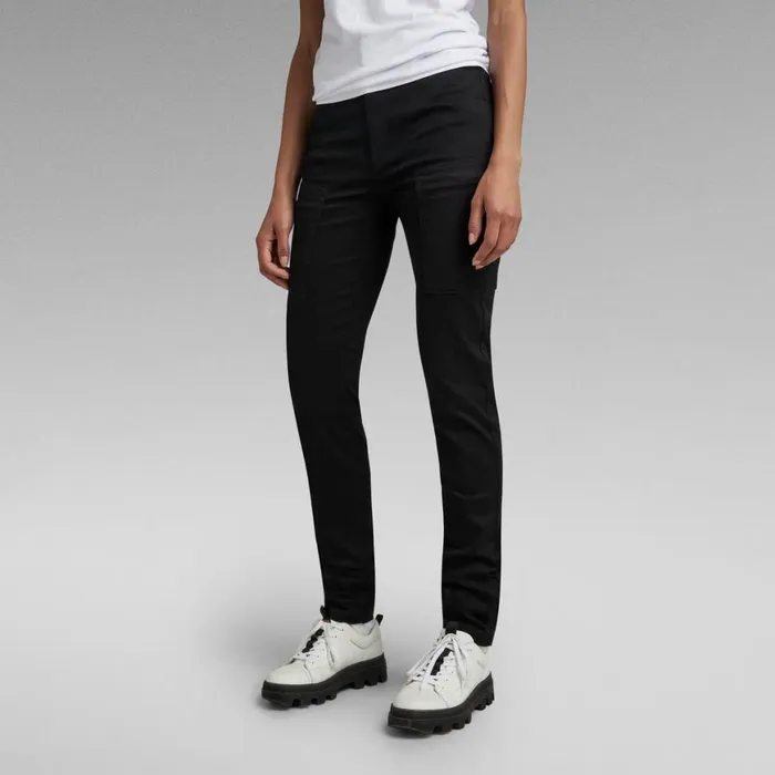 Cargos and Chinos Women GStar RAW Skinny Cargo Pant Dark Black