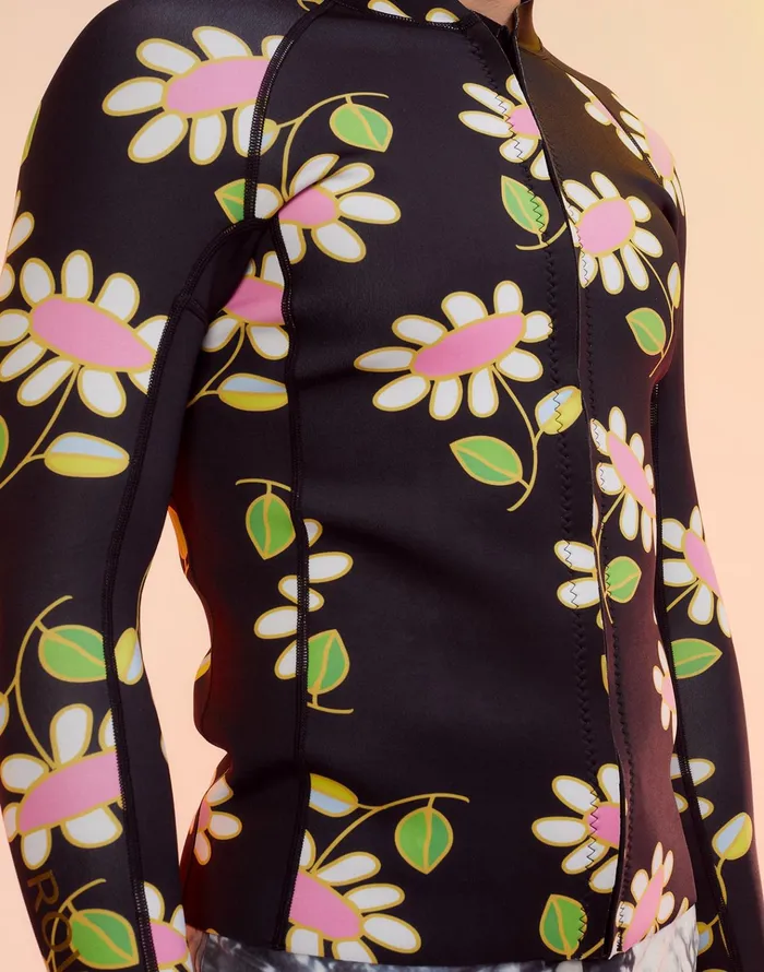 Casey Surf Jacket 8211 Blkmt Women Cynthia Rowley Surf and Swim