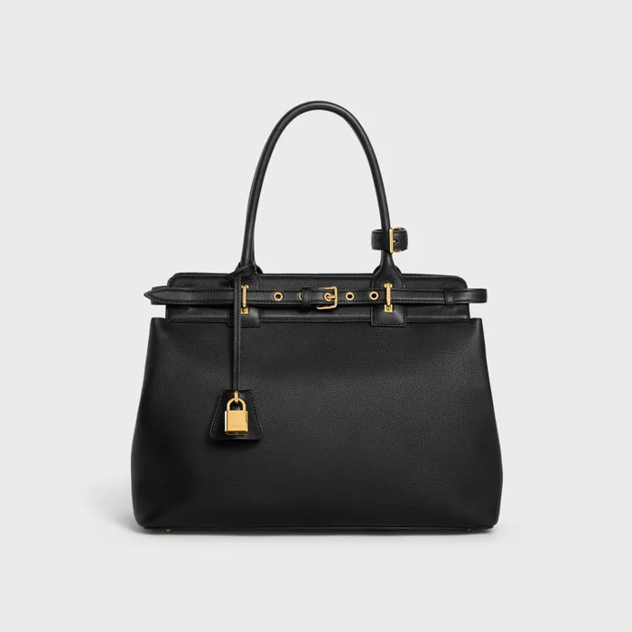 Celine Conti Bag In Supple Calfskin Black Women CELINE CONTI