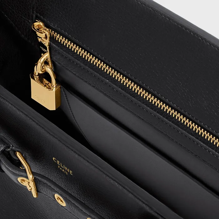 Celine Conti Bag In Supple Calfskin Black Women CELINE CONTI Celine Conti Bag In Supple Calfskin Black Women CELINE CONTI