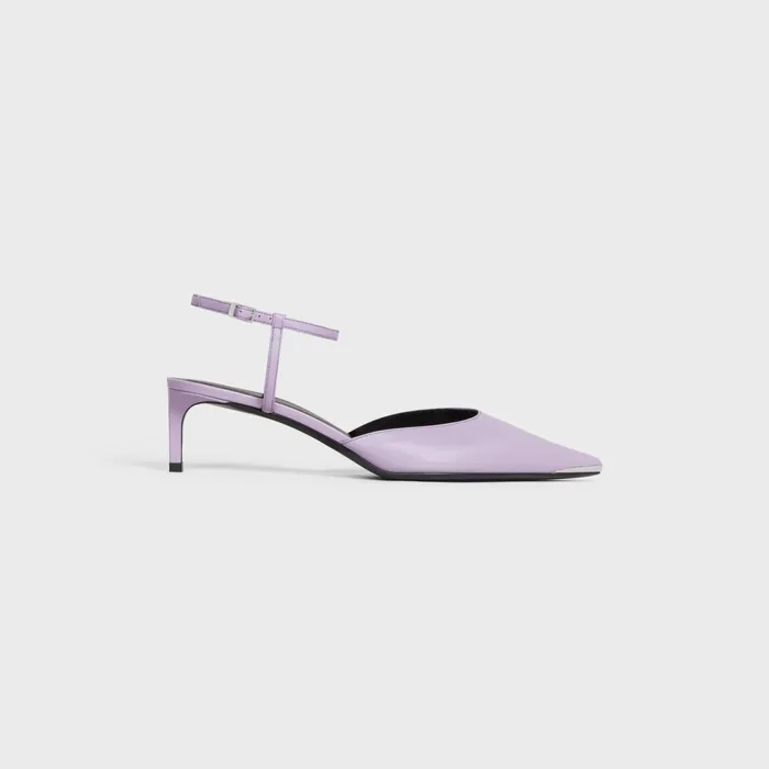 Celine Kitten With Metal Toe In Kidskin Colchique Women CELINE PUMPS