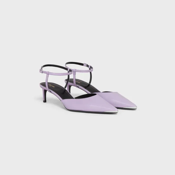 Celine Kitten With Metal Toe In Kidskin Colchique Women CELINE PUMPS