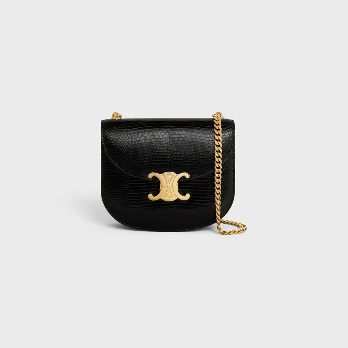 Chain Besace Clea In Lizard Black Women CELINE CLEA