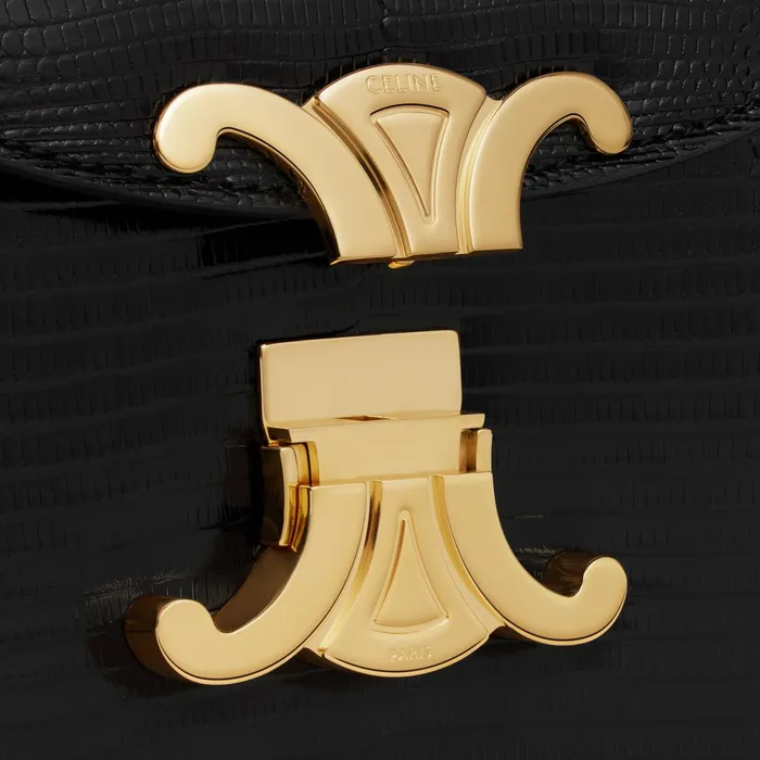 Chain Besace Clea In Lizard Black Women CELINE CLEA Chain Besace Clea In Lizard Black Women CELINE CLEA
