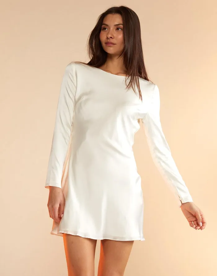 Charlotte Silk Dress 8211 White Women Cynthia Rowley Dresses