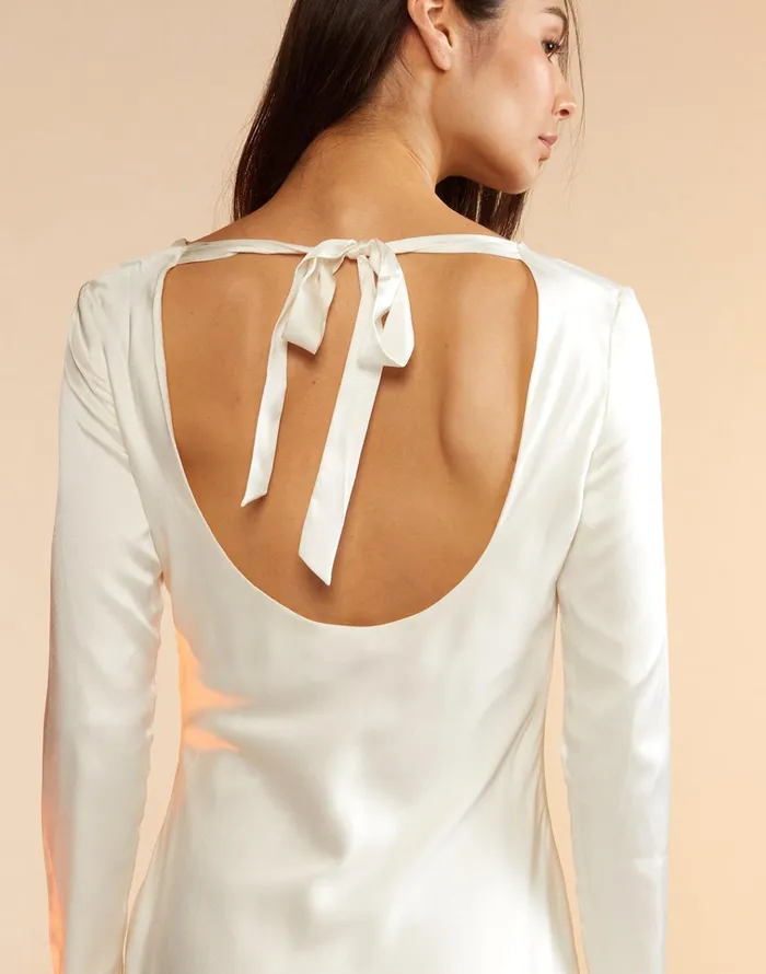 Charlotte Silk Dress 8211 White Women Cynthia Rowley Dresses