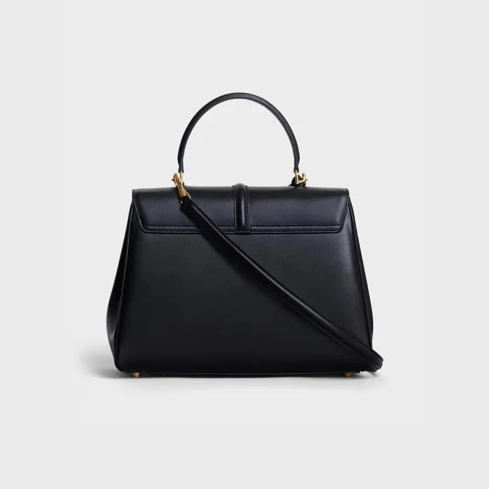 Classique 16 Bag In Satinated Calfskin Black Women CELINE 16