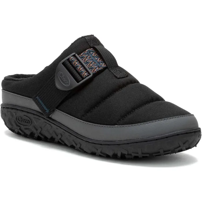 Clogs and SlipOns Men Chaco Ramble Rugged Canvas Clog Black Graphite Clogs and SlipOns Men Chaco Ramble Rugged Canvas Clog Black Graphite