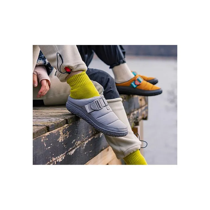 Clogs and SlipOns Women Chaco Ramble Puff Clog Ash Gray Clogs and SlipOns Women Chaco Ramble Puff Clog Ash Gray