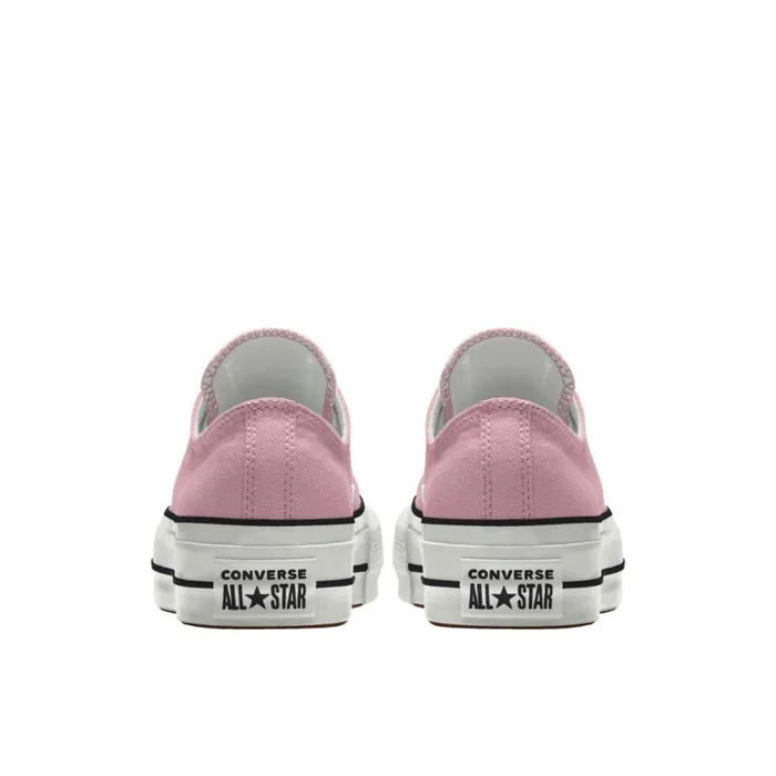 Converse Classic Chuck Custom Chuck Taylor All Star Lift Platform By You wide Sunrise Pink 8211 Women