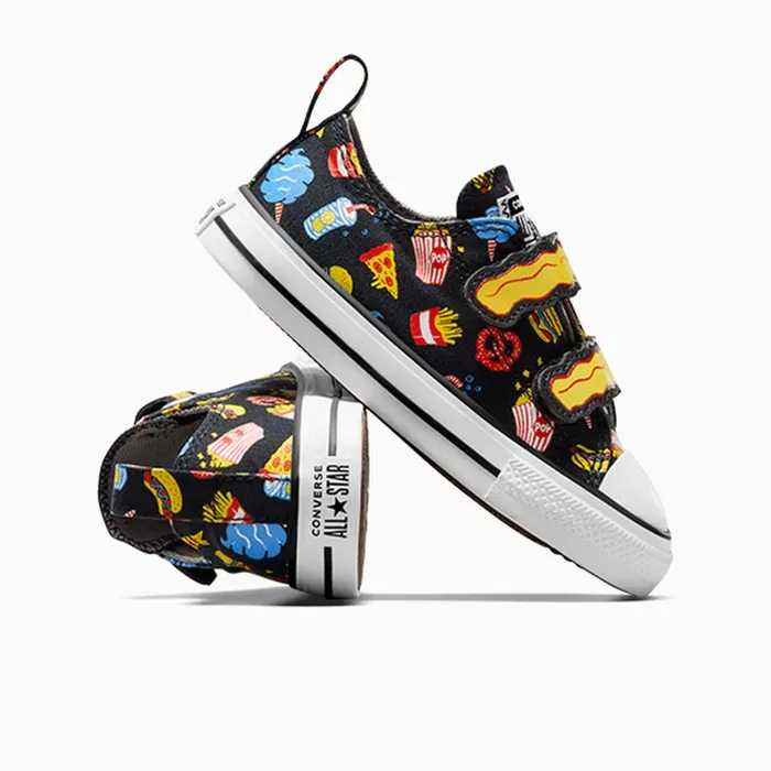 Converse EasyOn EasyOff Chuck Taylor All Star Easy On Snacks Blackwhitedandy Lion 8211 Kids