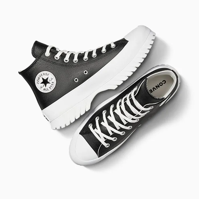 Converse High Top Chuck Taylor All Star Lugged 20 Leather Blackegretwhite 8211 Women
