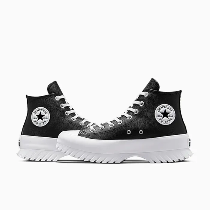 Converse High Top Chuck Taylor All Star Lugged 20 Leather Blackegretwhite 8211 Women