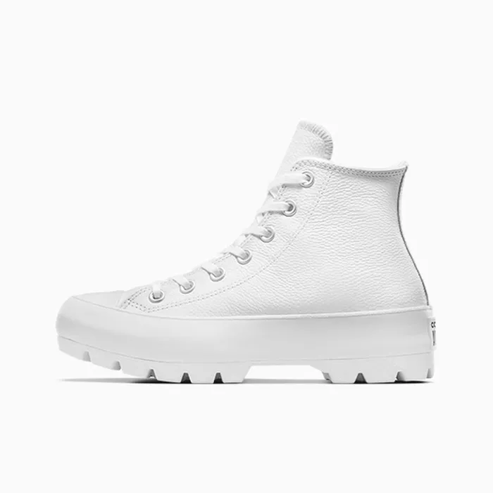 Converse High Top Chuck Taylor All Star Lugged Leather Whiteblackwhite 8211 Women