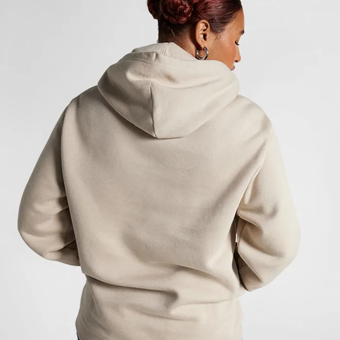 Converse Jackets and Sweatshirts Converse GoTo All Star Patch StandardFit Fleece Pullover Hoodie Beach Stone White 8211 MenWomen