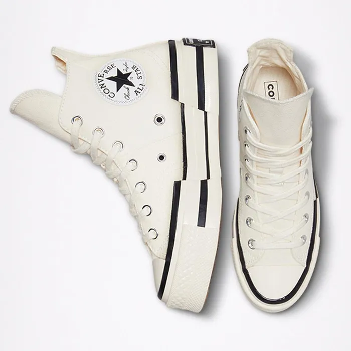 Converse Platforms Chuck 70 Plus Egretblackegret 8211 MenWomen
