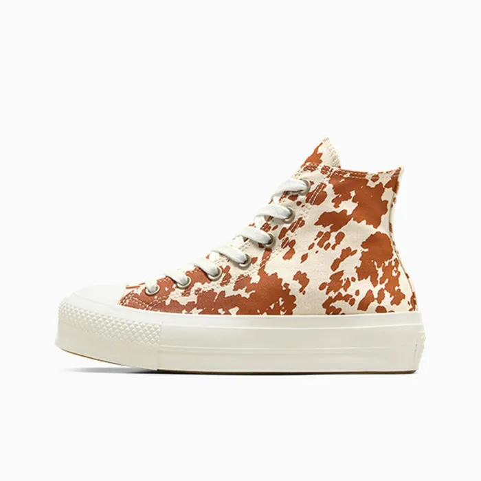 Converse Platforms Chuck Taylor All Star Lift Platform Animal Print Egretbrowngold 8211 Women