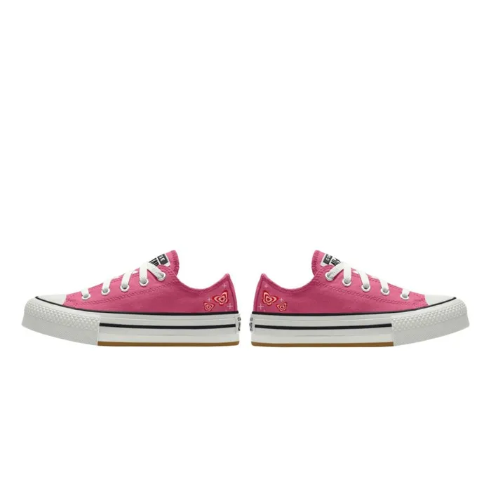 Converse Platforms Custom Chuck Taylor All Star EVA Lift Platform By You Pink 8211 KidsWomen