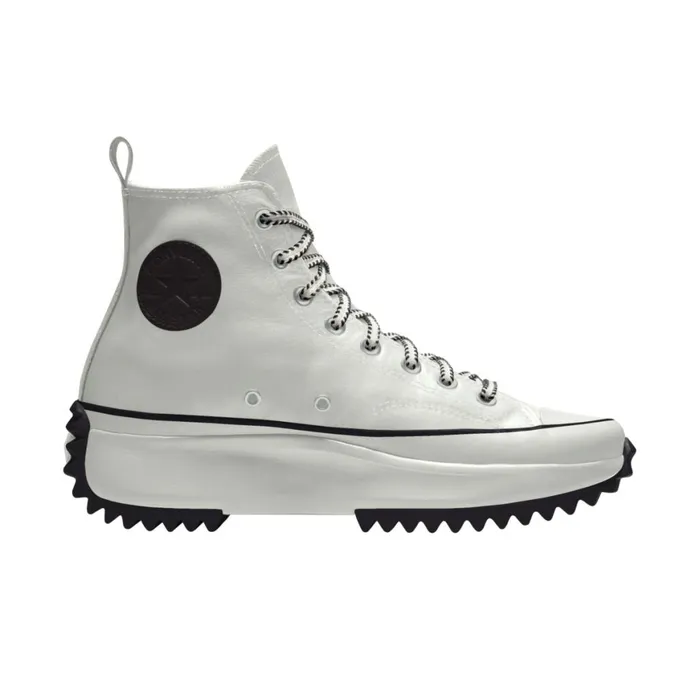 Converse Platforms Custom Run Star Hike Platform Leather By You White 8211 MenWomen Converse Platforms Custom Run Star Hike Platform Leather By You White 8211 MenWomen
