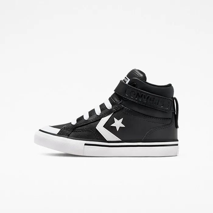 Converse SlipOns Pro Blaze Easy On Blackwhitewhite 8211 Kids
