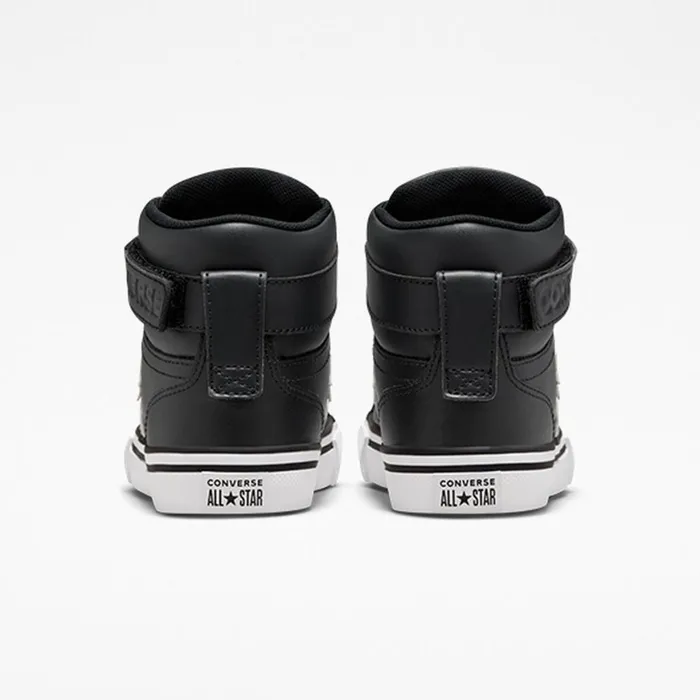 Converse SlipOns Pro Blaze Easy On Blackwhitewhite 8211 Kids