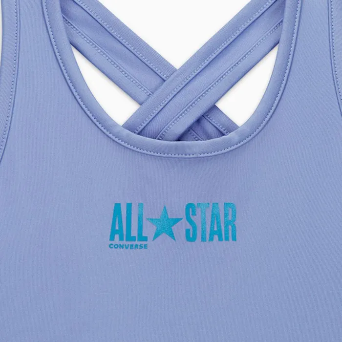 Converse Tops and TShirts All Star DriFIT Biker Short Dress Ultraviolet 8211 Kids