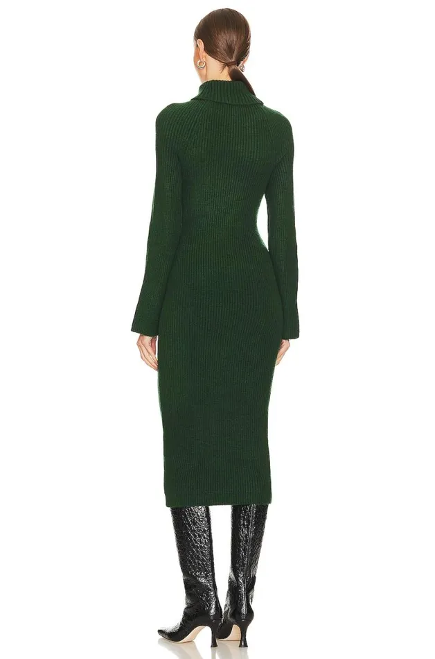 Coralie Knit Dress Dark Green Women Lovers and Friends Dresses