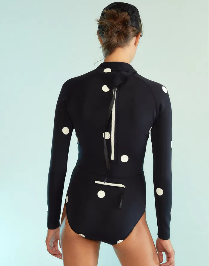 Cruz Wetsuit 8211 Bkwht Women Cynthia Rowley Surf and Swim