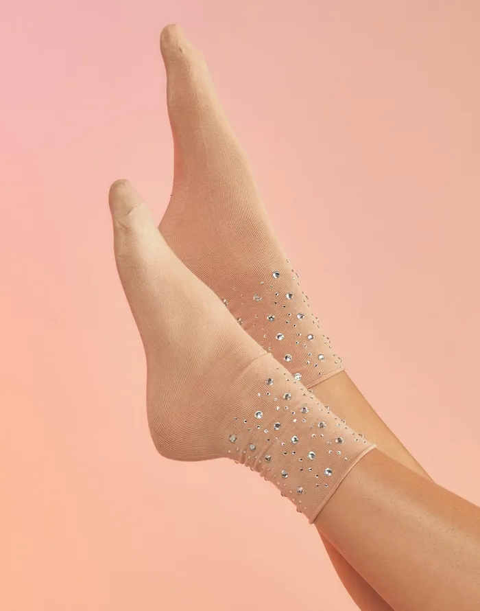 Crystal Socks 8211 Beicrm Women Cynthia Rowley Accessories
