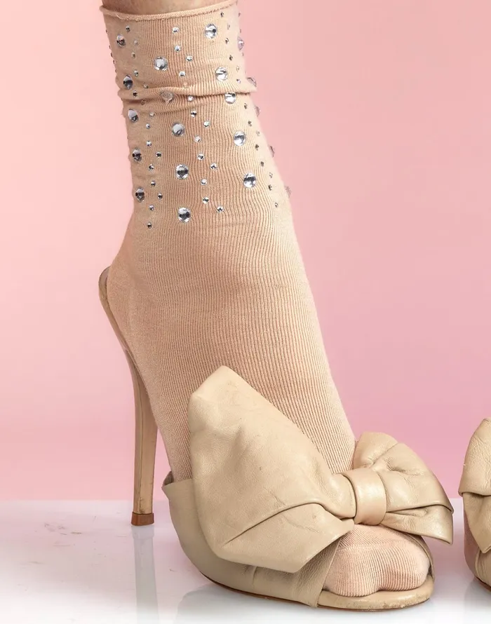 Crystal Socks 8211 Beicrm Women Cynthia Rowley Accessories