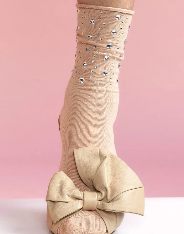 Crystal Socks 8211 Beicrm Women Cynthia Rowley Accessories