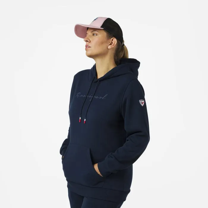 Damen Sweatshirts Und Pullover Rossignol Logo Kapuzensweatshirt Fr Damen Darknavy715