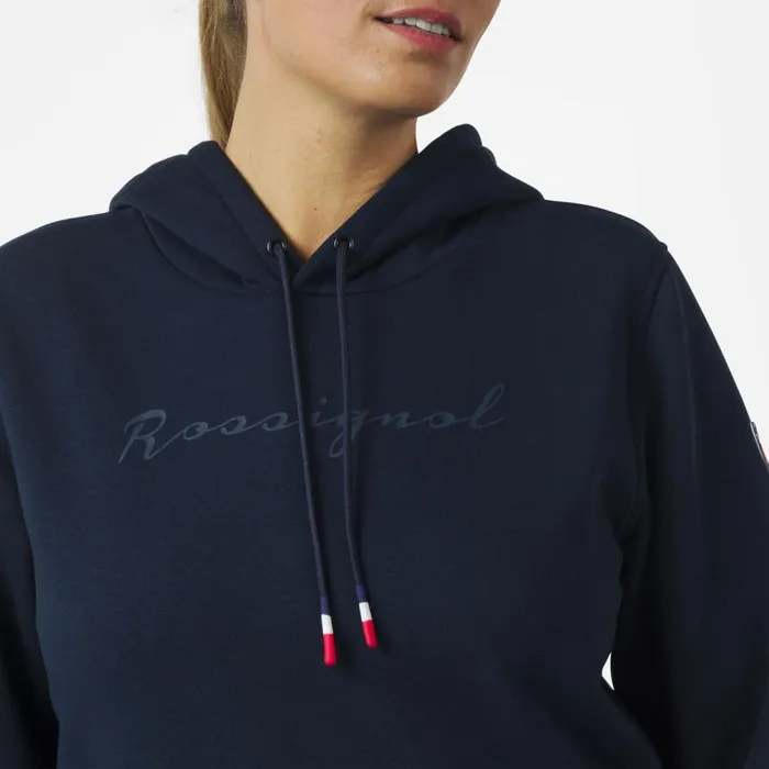 Damen Sweatshirts Und Pullover Rossignol Logo Kapuzensweatshirt Fr Damen Darknavy715