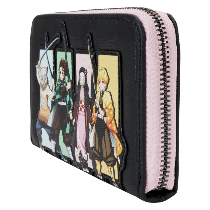 Demon Slayer Heroes Group Zip Around Wallet Unisex Loungefly Bags and Wallets Demon Slayer Heroes Group Zip Around Wallet Unisex Loungefly Bags and Wallets