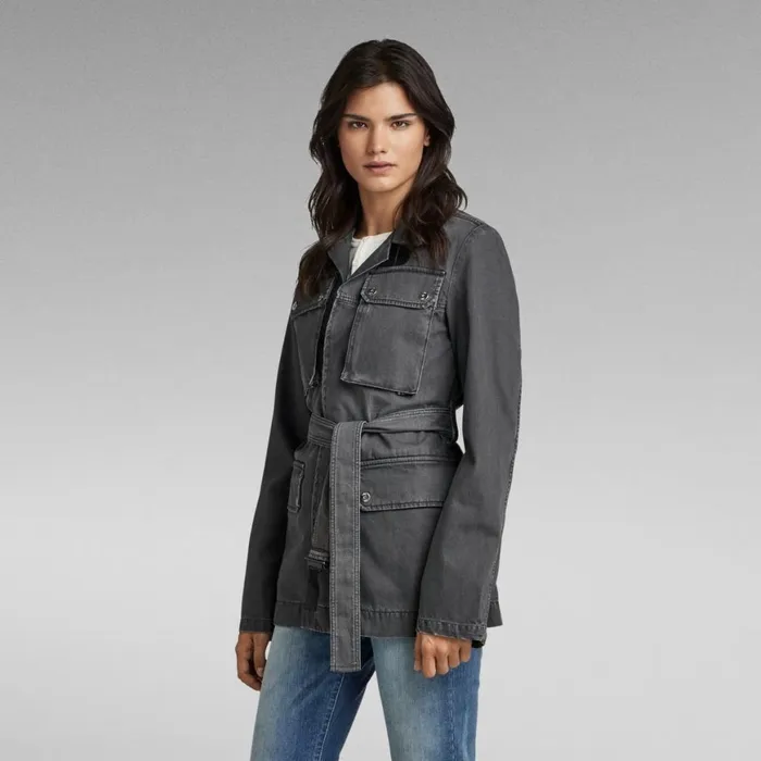 Denim Jackets Women GStar RAW 70039S Field Denim Jacket Faded Blade