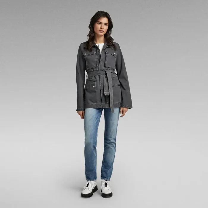 Denim Jackets Women GStar RAW 70039S Field Denim Jacket Faded Blade