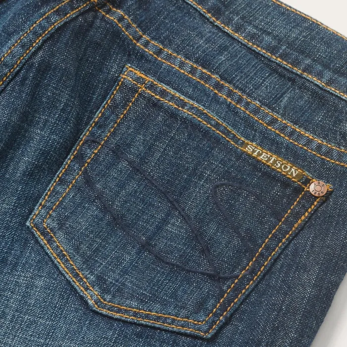 Denim Women Stetson 816 Classic Boot Cut Jeans In Dark Wash Blue