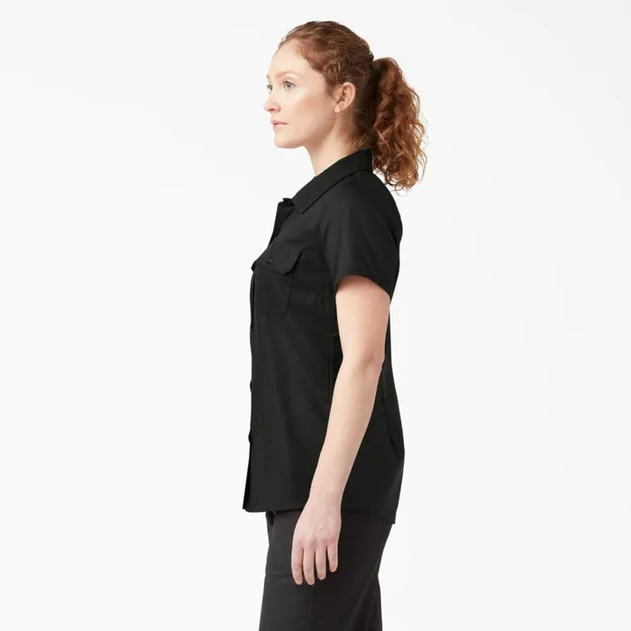 Dickies Button Up Women039s 574 Original Work Shirt Black Black bsk 8211 Women Dickies Button Up Women039s 574 Original Work Shirt Black Black bsk 8211 Women