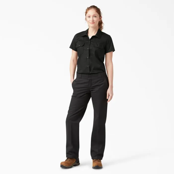 Dickies Button Up Women039s 574 Original Work Shirt Black Black bsk 8211 Women Dickies Button Up Women039s 574 Original Work Shirt Black Black bsk 8211 Women