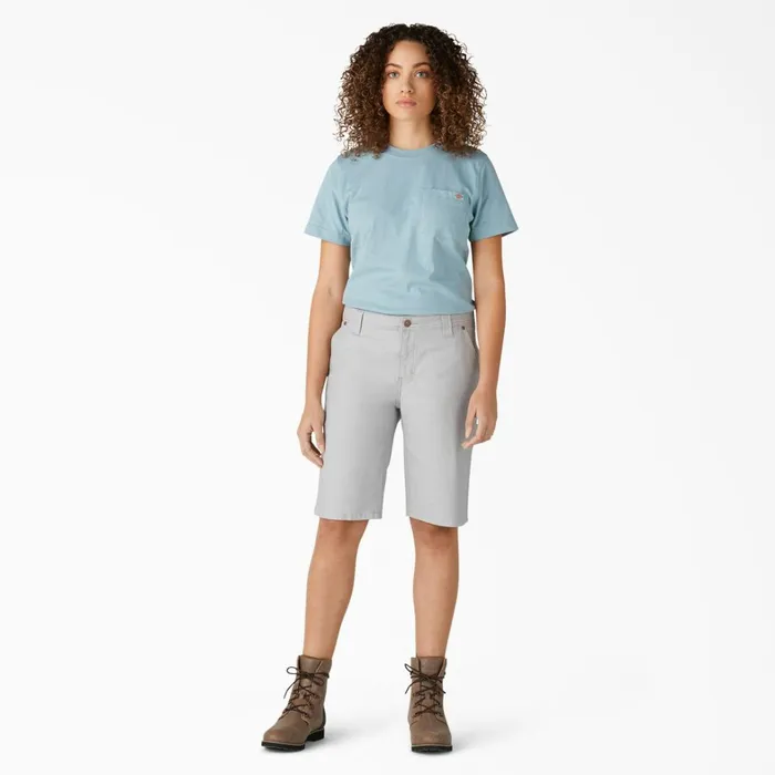 Dickies Carpenter Womens Relaxed Fit Duck Carpenter Shorts 11034 Rinsed Alloy Rinsed Alloy ral 8211 Women Dickies Carpenter Womens Relaxed Fit Duck Carpenter Shorts 11034 Rinsed Alloy Rinsed Alloy ral 8211 Women