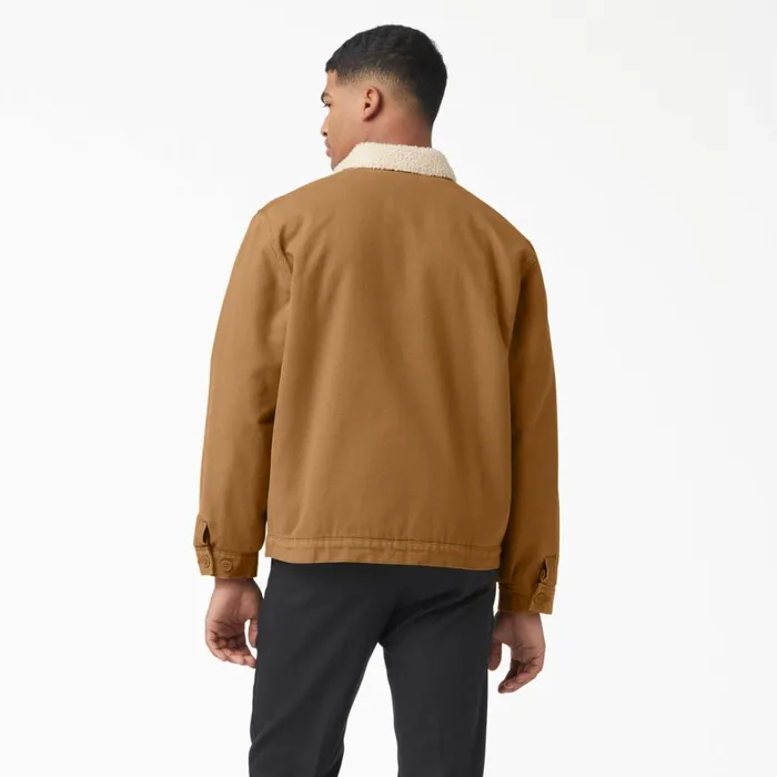 Dickies Coats and Jackets Duck Canvas FleeceLined Jacket Stonewashed Brown Duck Stonewashed Brown Duck sbd 8211 Men Dickies Coats and Jackets Duck Canvas FleeceLined Jacket Stonewashed Brown Duck Stonewashed Brown Duck sbd 8211 Men